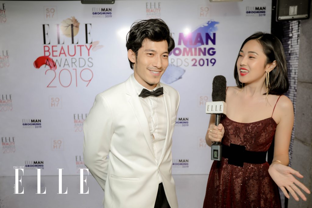 Nam diễn viên Liên Bỉnh Phát. ELLE Beauty Awards 2019