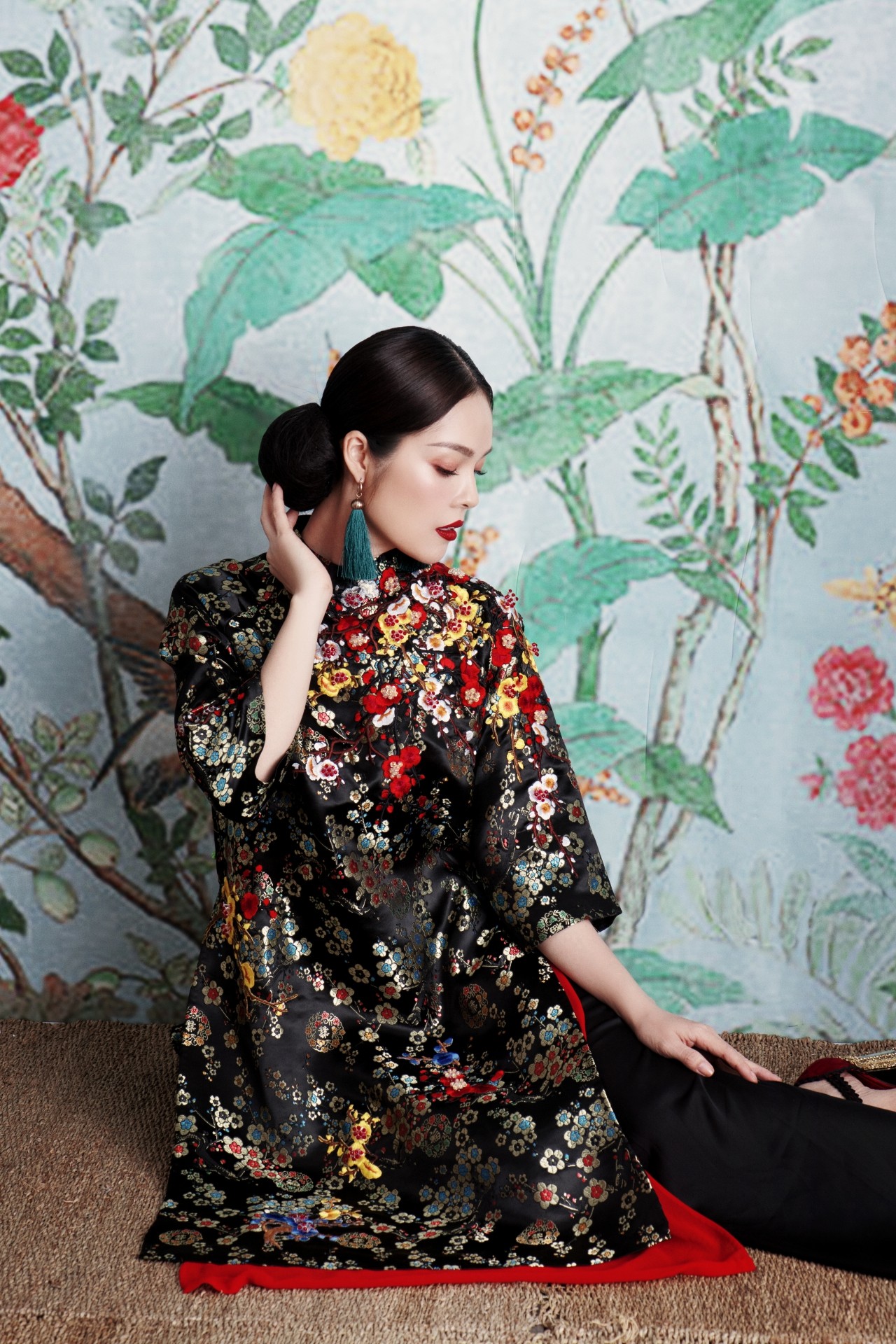 Lựa chọn áo dài Tết dành cho cô nàng nữ tính 19