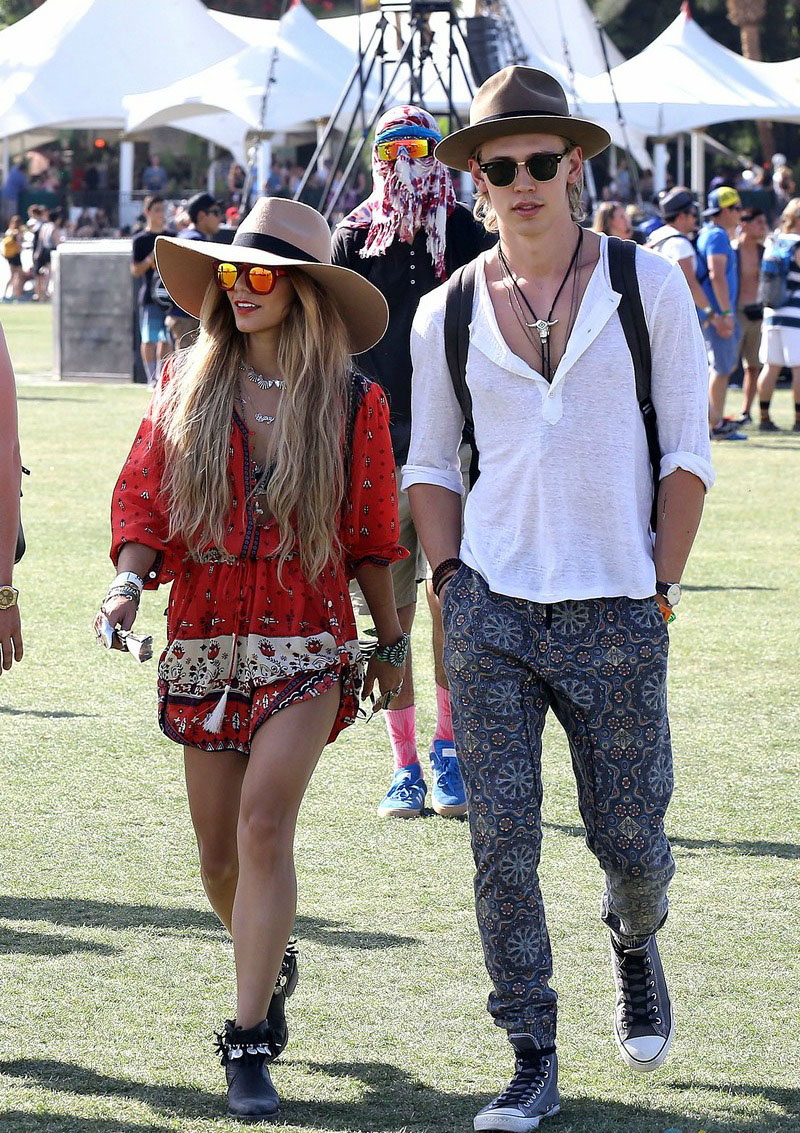 cách phối đồ đôi của Vanessa Hudgens và Austin Butler 