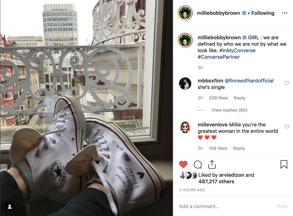 Millie Bobby Brown cùng Converse ủng hộ nữ quyền 2