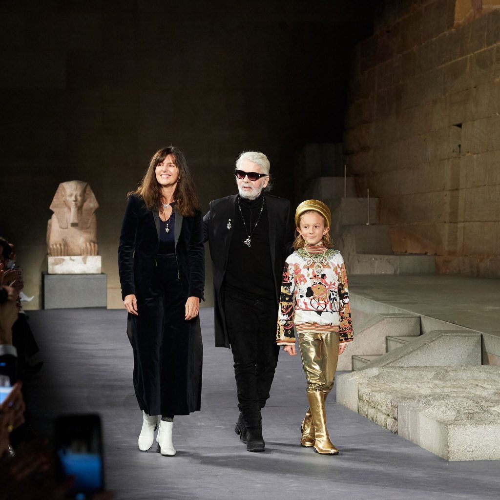 Hudson Kroenig và karl lagerfeld