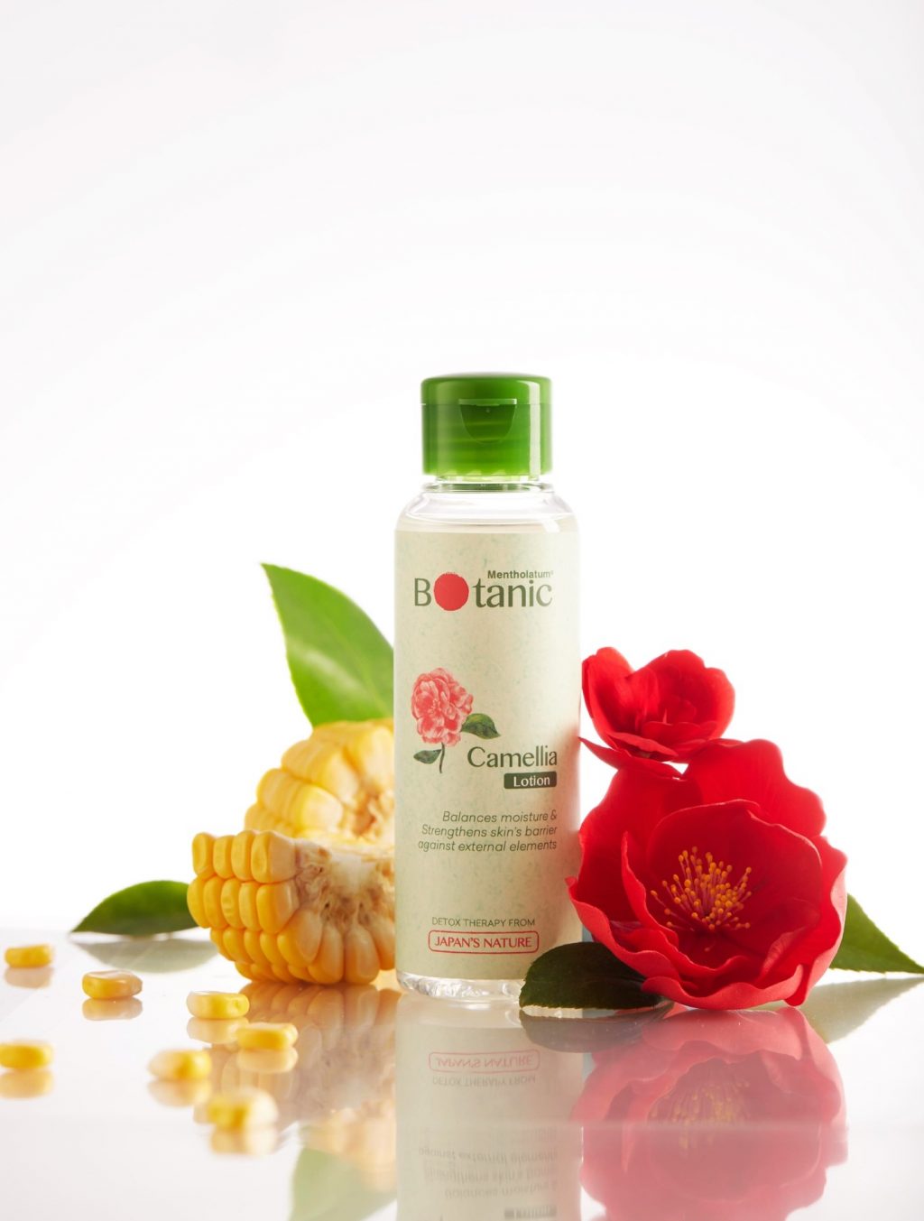 lotion mỹ phẩm thiên nhiên với hoa