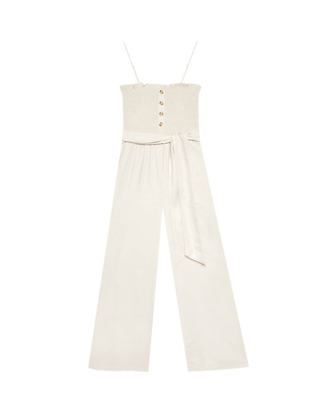 jumpsuit linen stradivarius