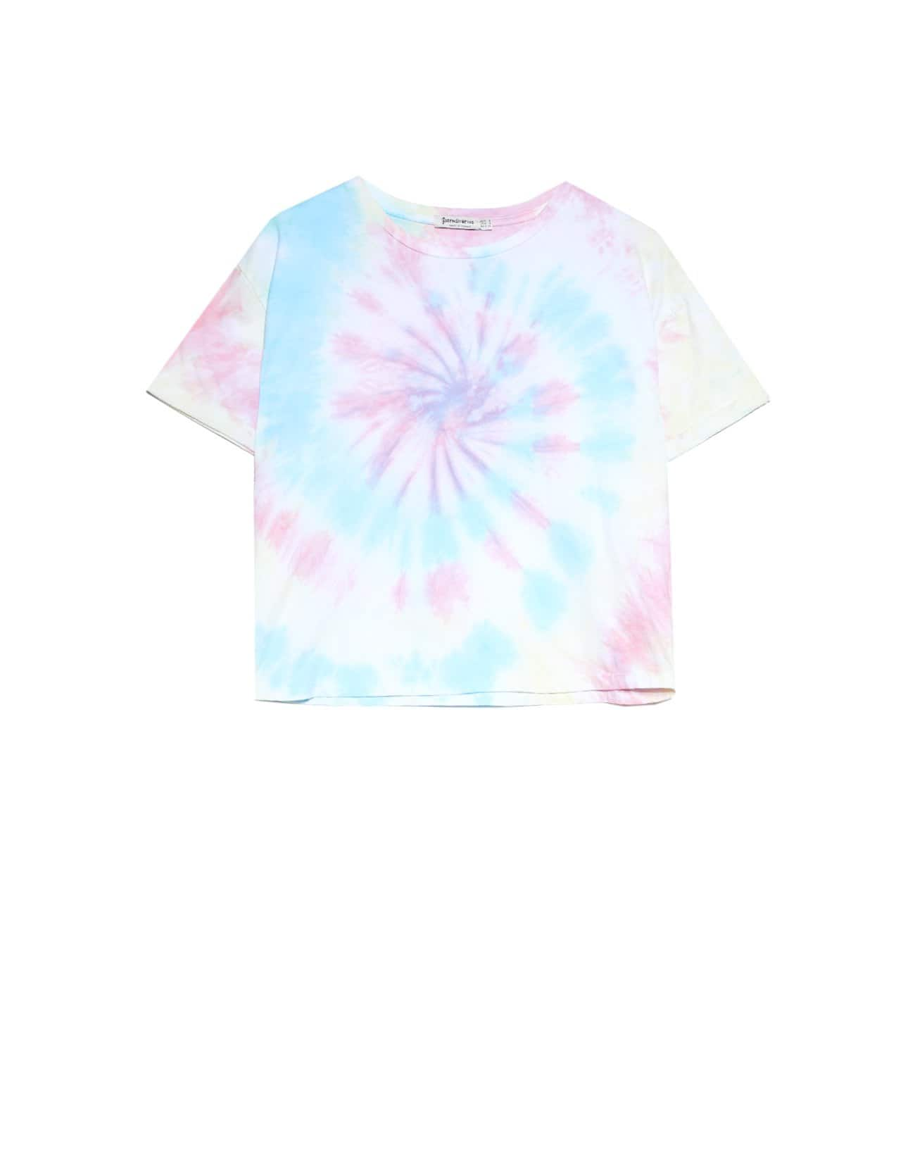 áo thun tie dye Stradivarius