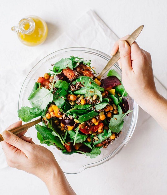 chÄm sÃ³c da - tÃ´ salad trá»n