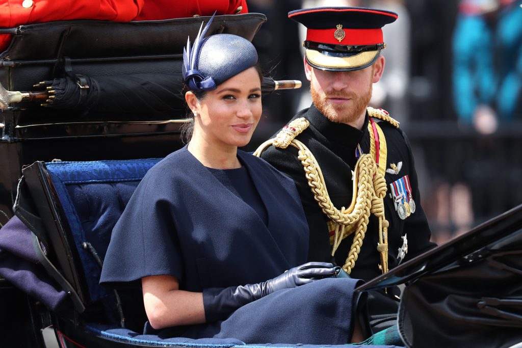 công nương meghan và hoàng tử harry trooping the colour 2019 3