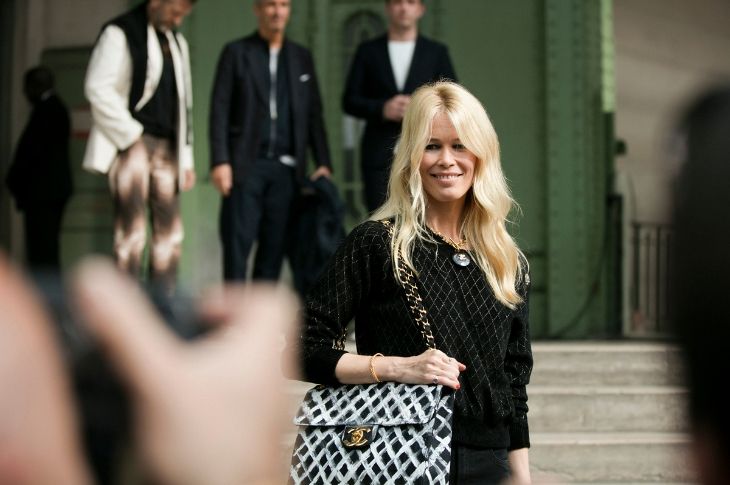 Siêu mẫu người Đức Claudia Schiffer trong lễ tưởng niệm Karl for Ever