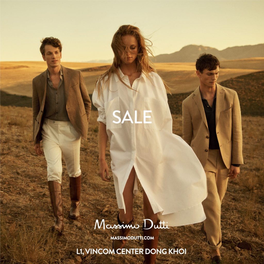 Massimo Dutti giảm giá ở Vincom Đồng Khởi