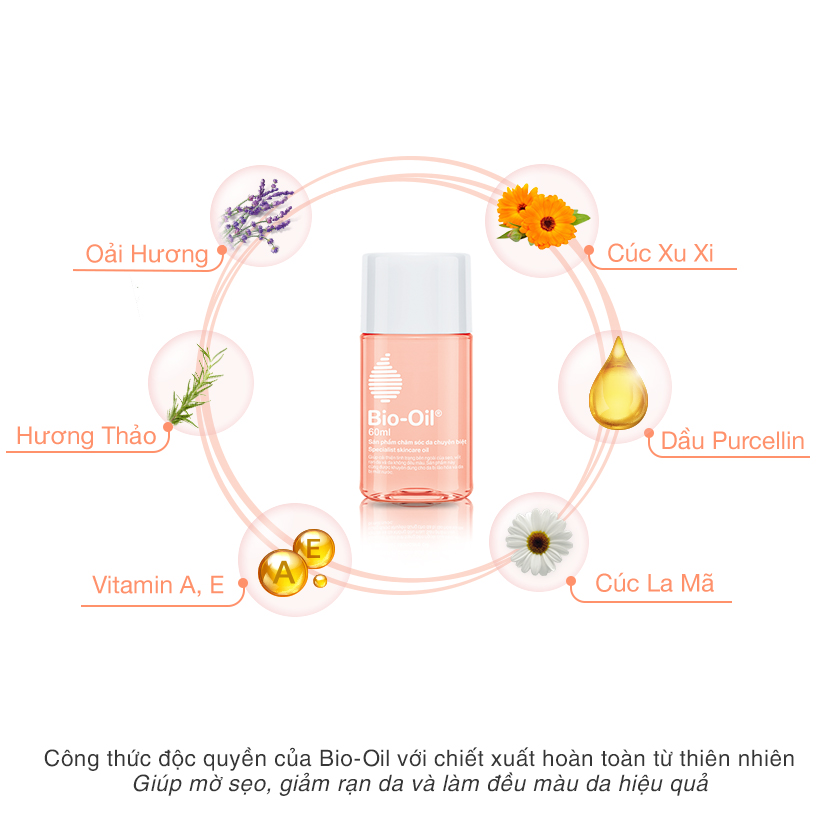 điều trị sẹo bằng bio oil