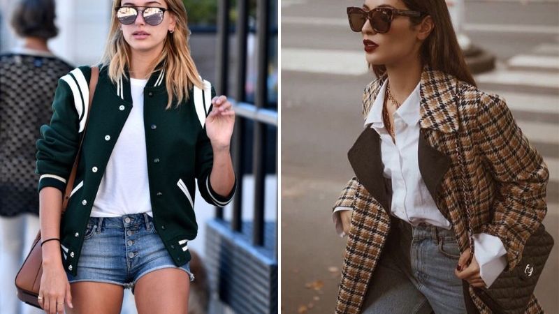 Cô gái Anh chuộng blazer, cô gái Mỹ diện áo khoác varsity