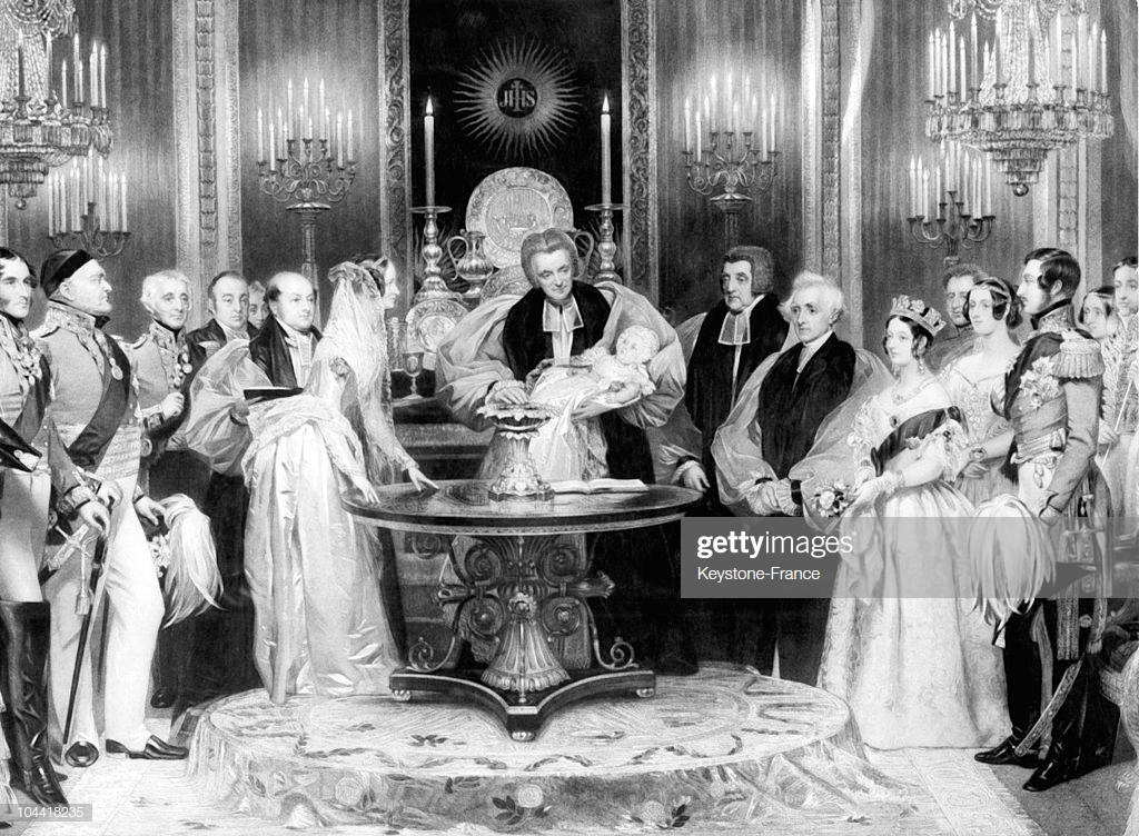 Lễ rửa tội của Công chúa Royal - con của nữ hoàng Victoria năm 1841 