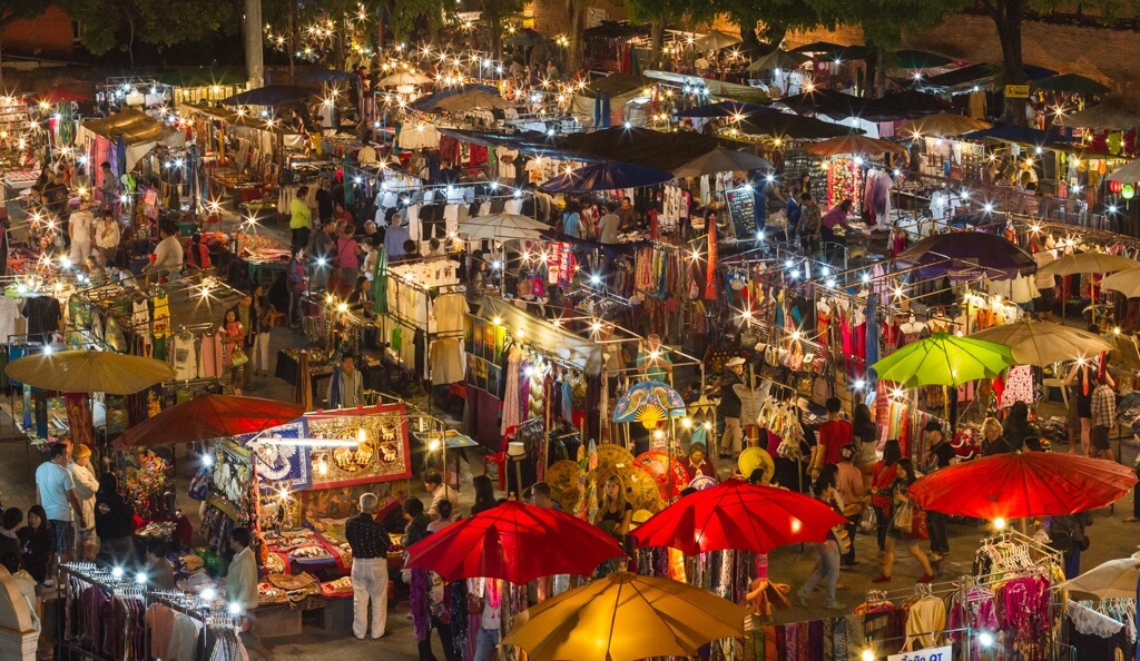 chợ đêm chiang mai