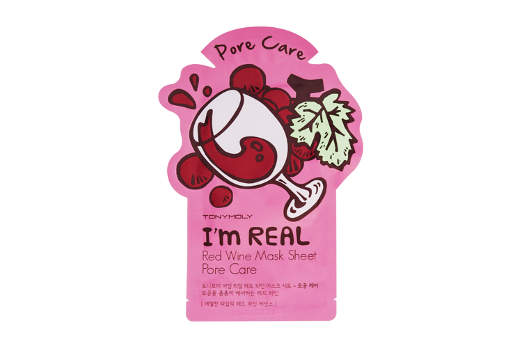 Mặt nạ dưỡng da TonyMoly I Real Red Wine Sheet Mask.