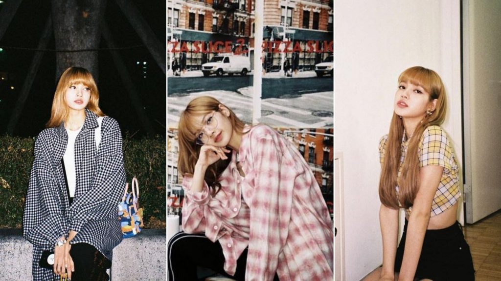 Lisa Blackpink diện những thiết kế gingham retro