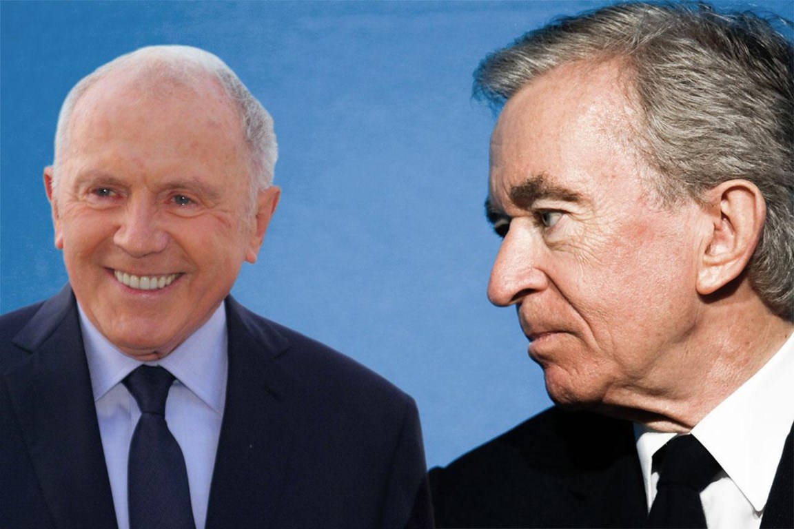 Bernard Arnault và Francois Pinault.