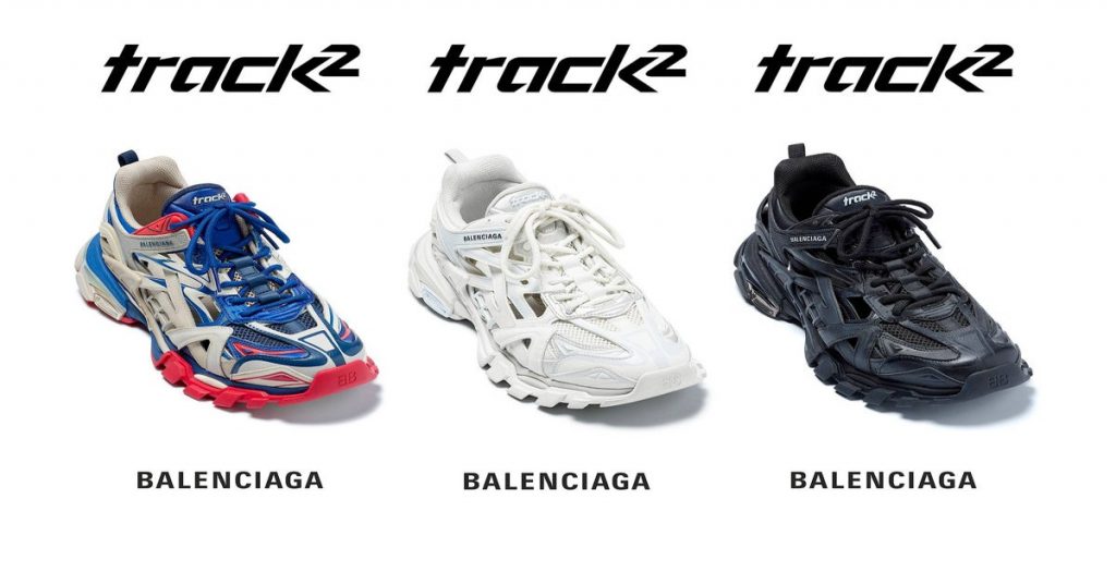 ba mẫu giày Track 2 của Balenciaga