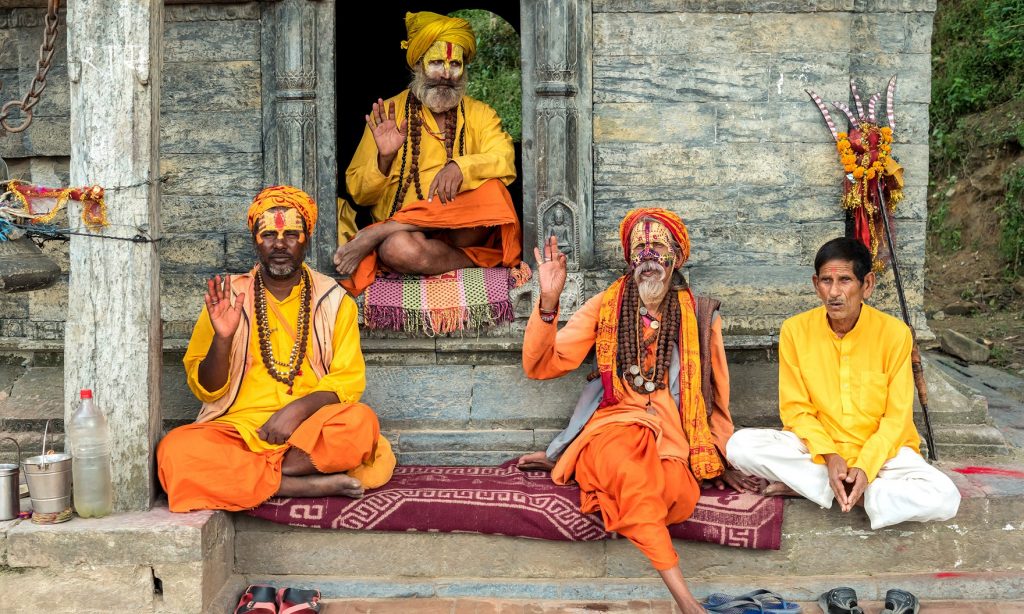 các sadhu tại đền pashupatinath