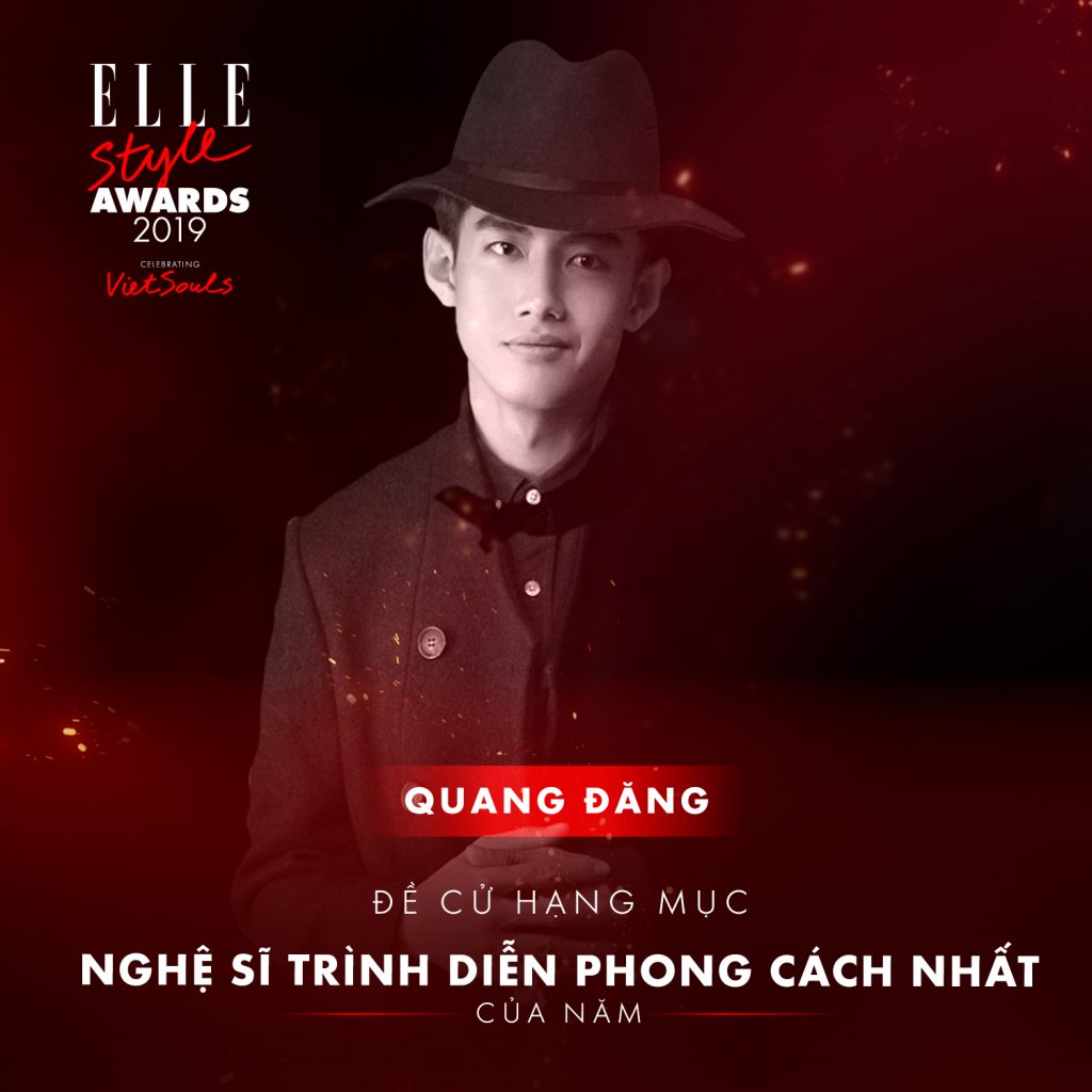 ELLE STYLE AWARDS 2019 Quang Đăng