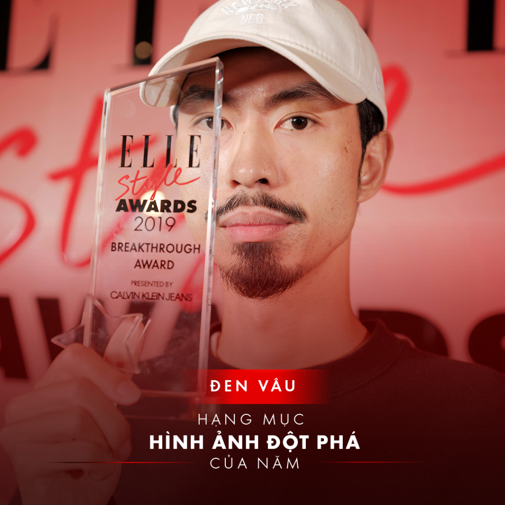 elle style awards 2019 đen vâu nhận giải