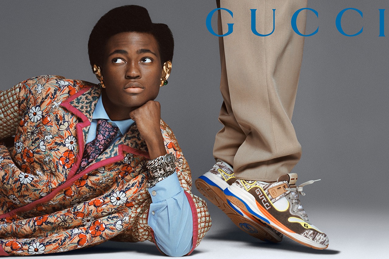 Quảng cáo Thu - Đông 2019 Gucci giày thể thao