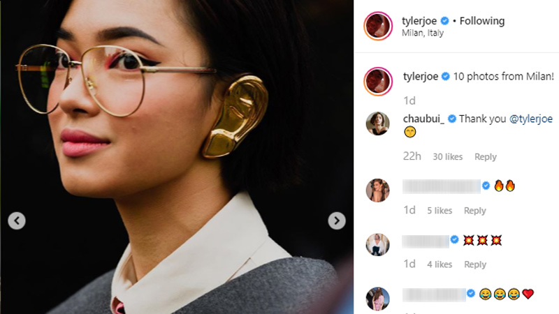 châu bùi trên instagram tyler joe