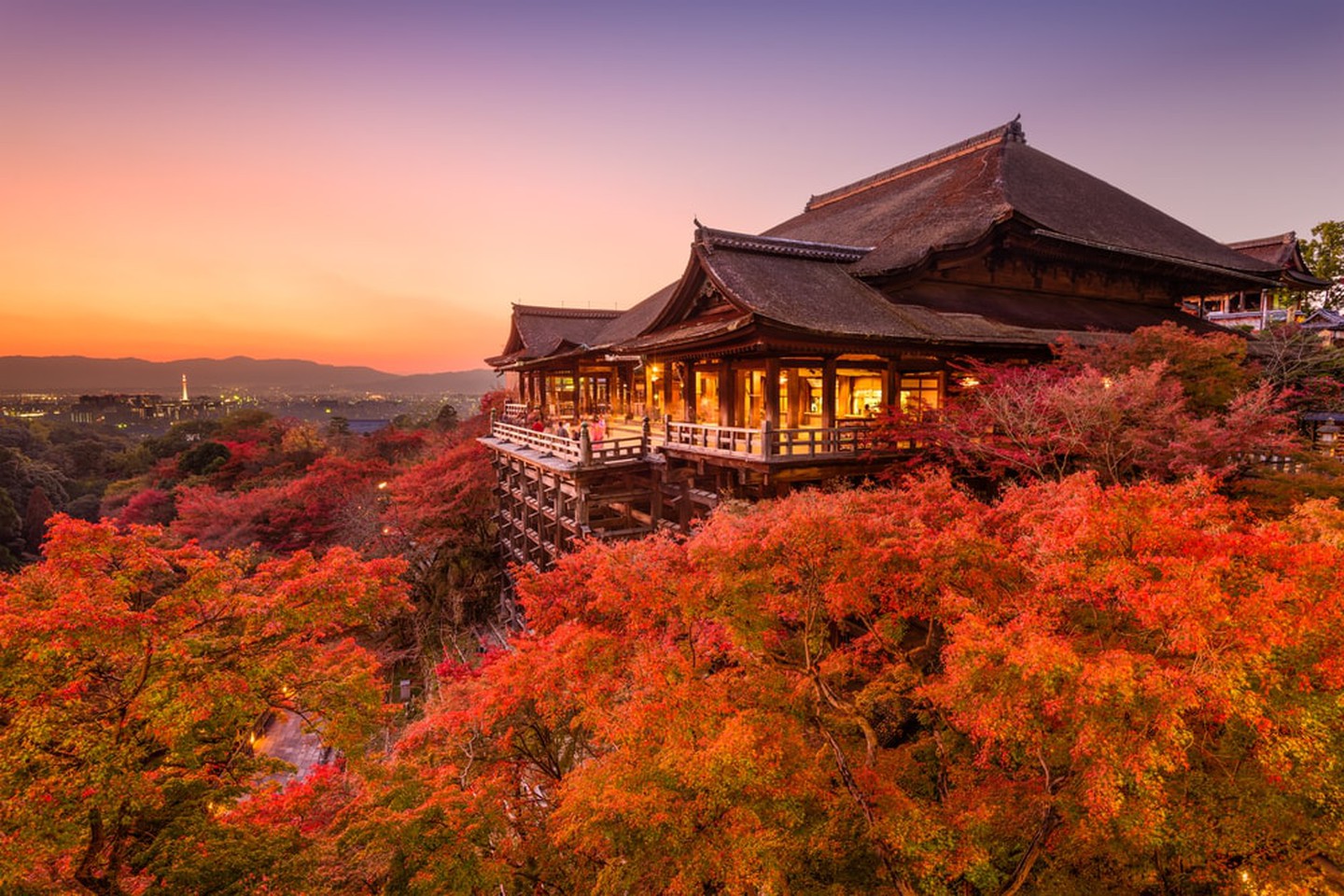 kyoto nhật bản mùa thu