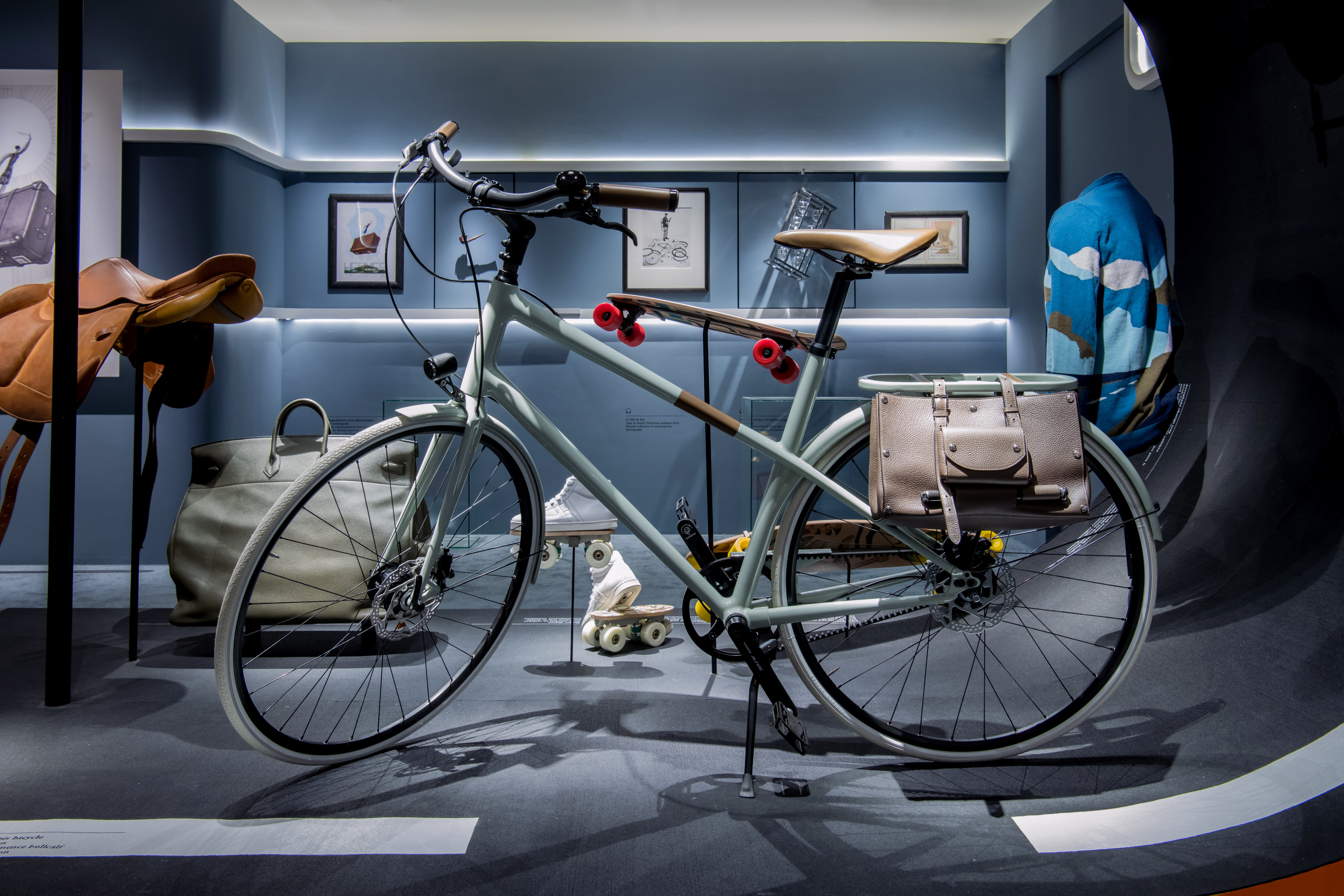 Chiếc xe đạp trong triển lãm Hermes