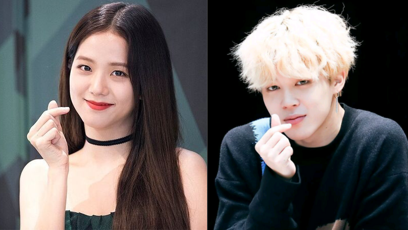 Jimin của nhóm nhạc BTS và Jisoo của BLACKPINK