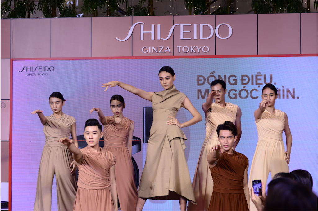 nhảy hiện đại của lễ shiseido