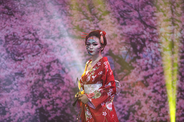 beauty expo 2019 - thí sinh hoá trang thành geisha