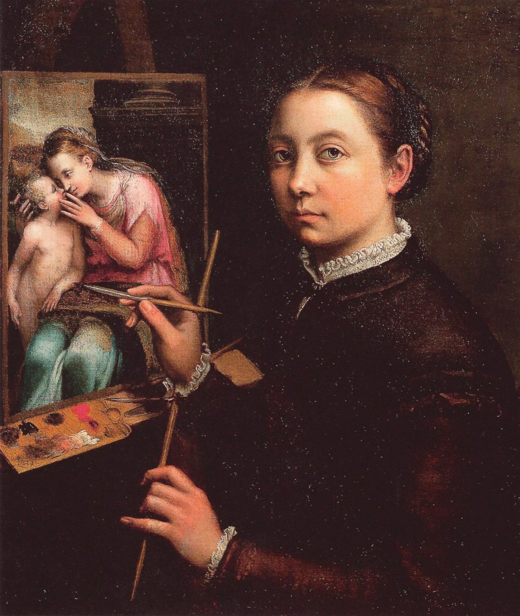 Chân dung tự họa của nữ họa sĩ người Ý Sofonisba Anguissola (1530 – 1625).