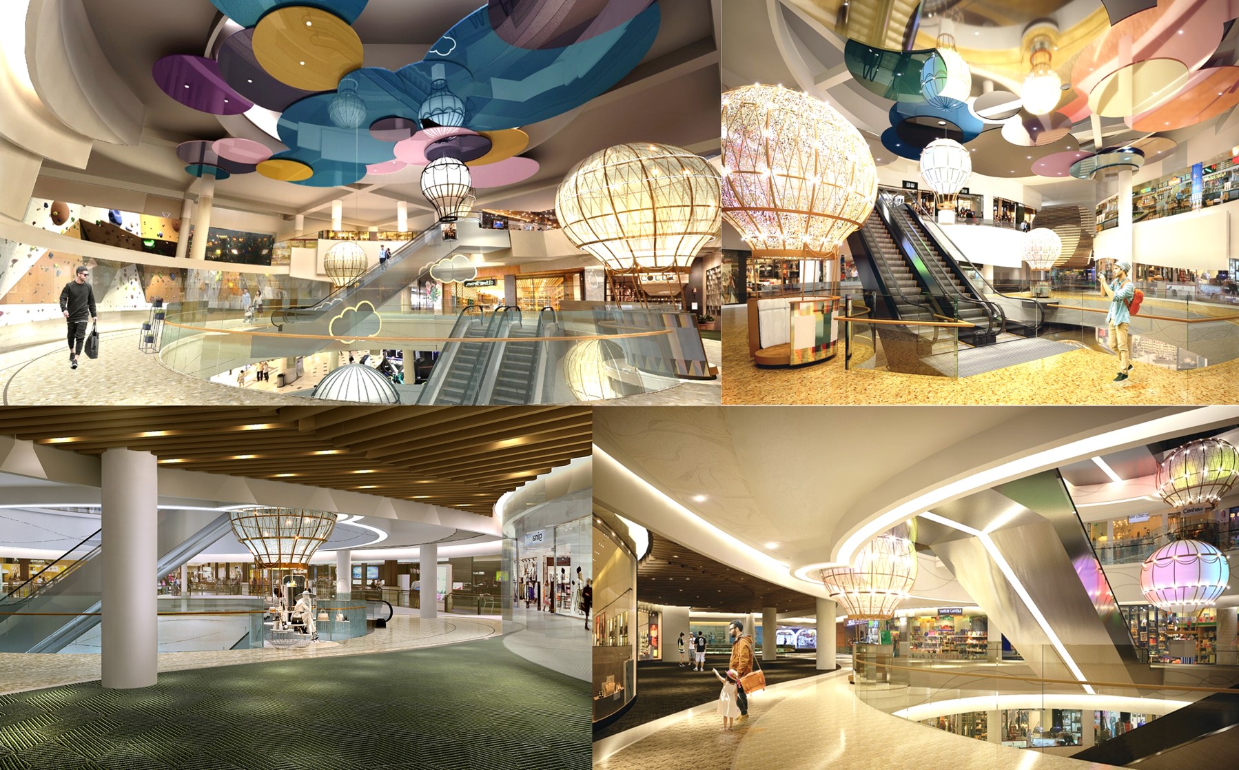 kiến trúc cũa crescent mall