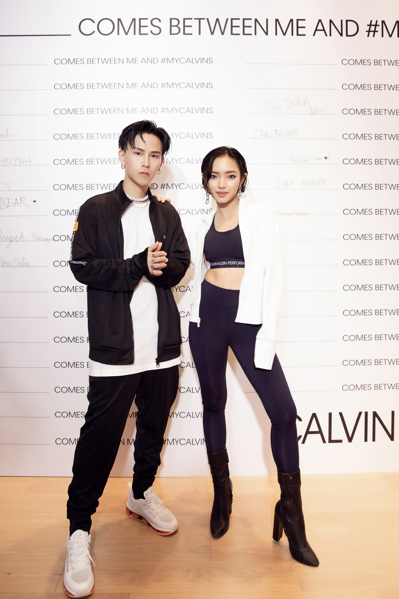 Fashionista Decao & Châu Bùi tại sự kiện Calvin Klein