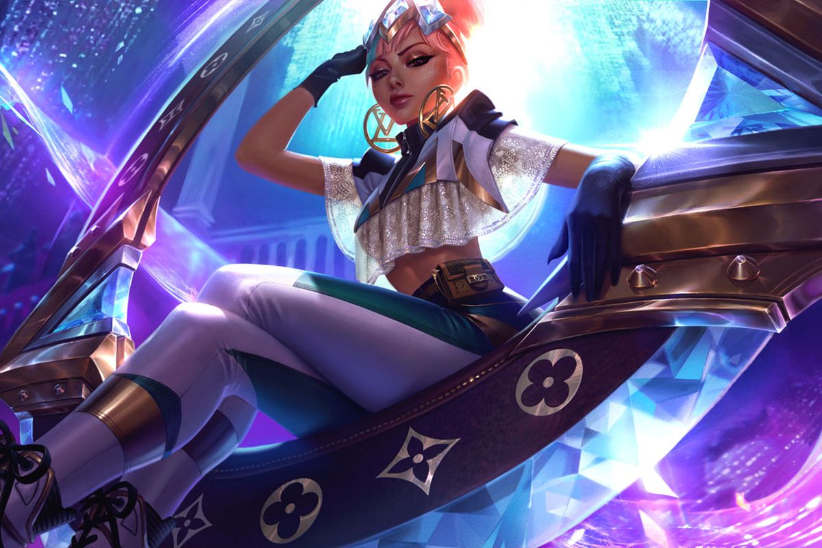 trang phục louis vuitton thiết kế cho nhân vật trong game league of legends