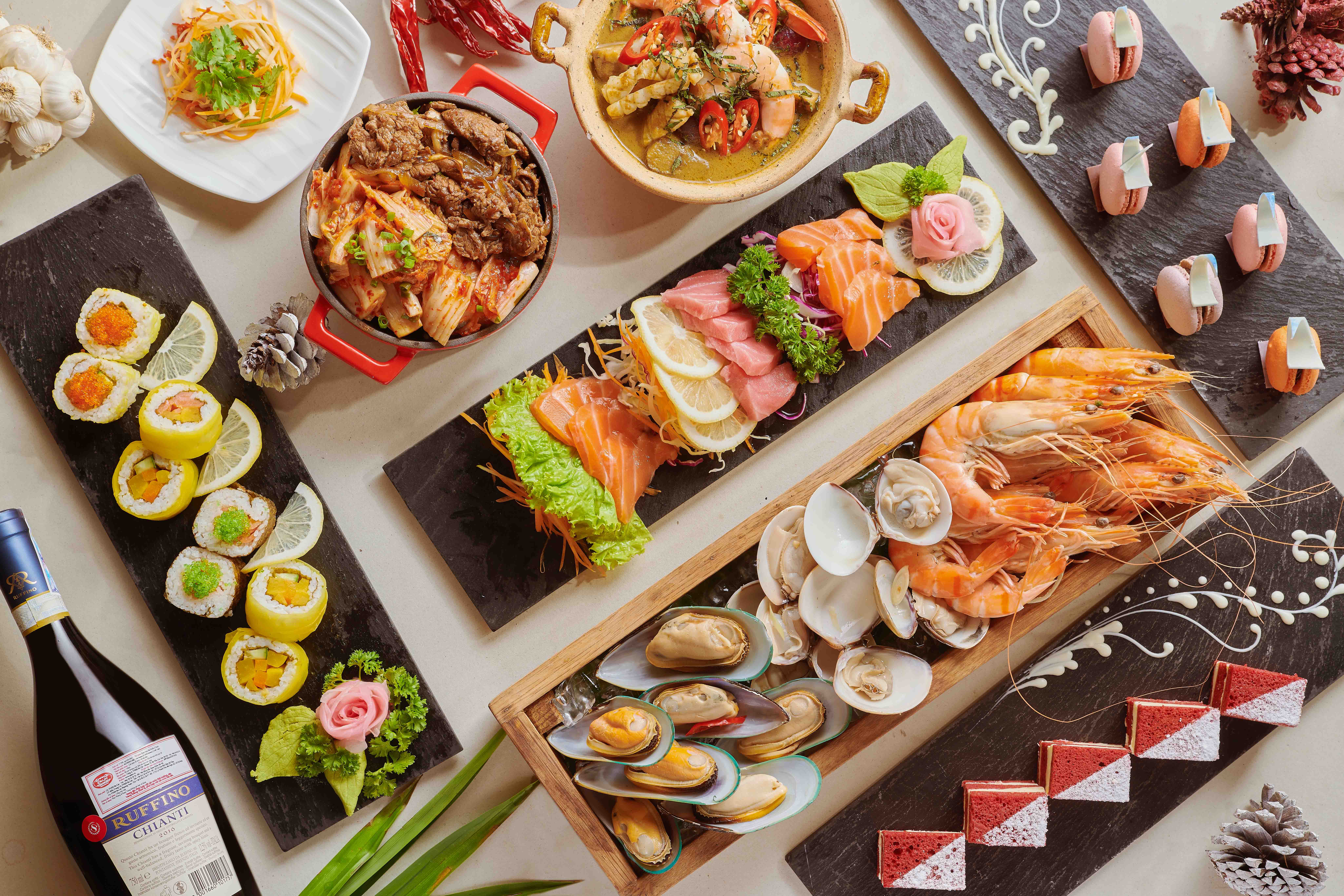sheraton grand đà nẵng international gala buffet
