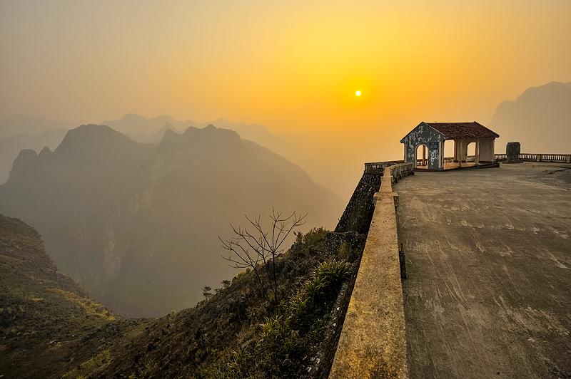 mộc châu hoàng hôn