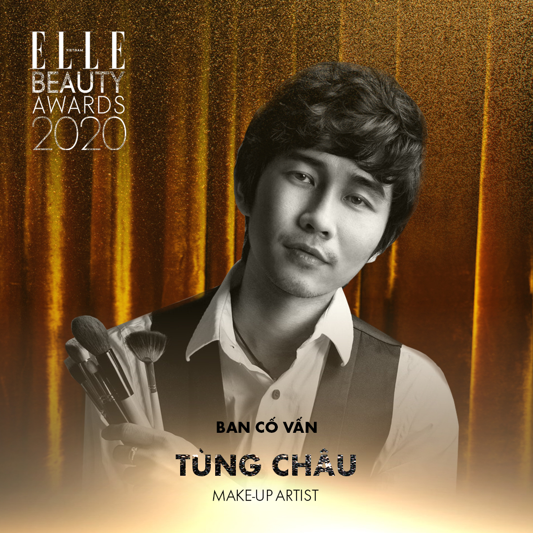 makeup artist Tùng Châu - ban cố vấn elle beauty awards 2020