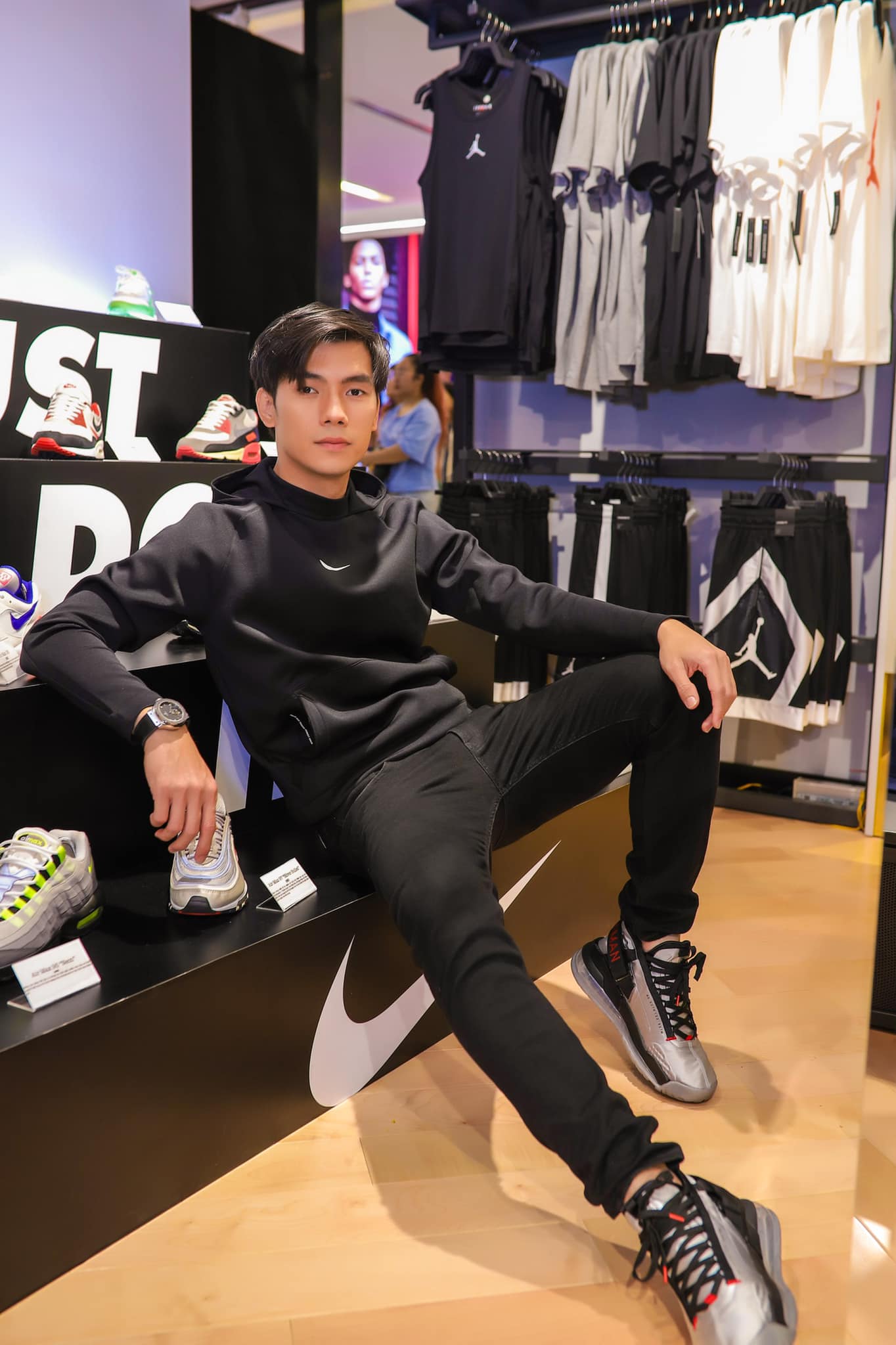 Nhan Phúc Vinh tham dự sự kiện Nike