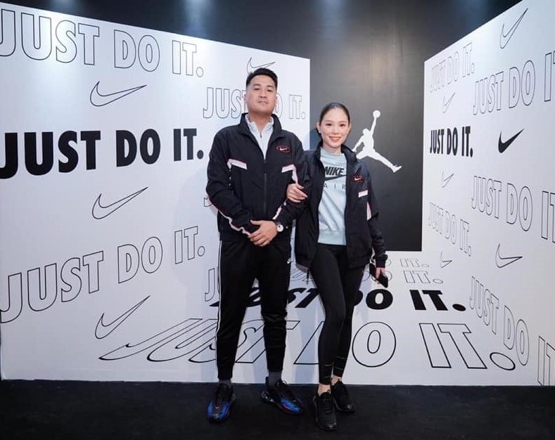 Phillip Nguyễn và Linh Rin tại sự kiện Nike