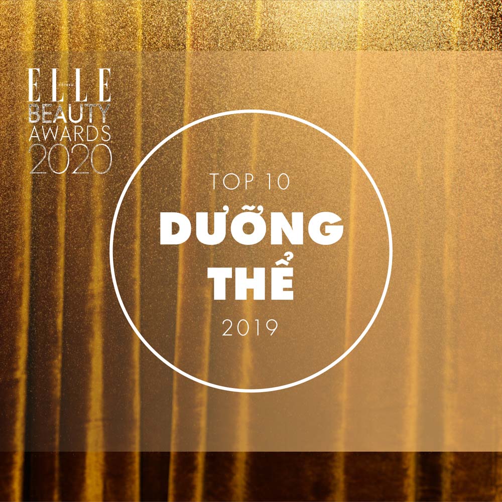 top 10 sản phẩm dưỡng thể elle beauty awards 2020