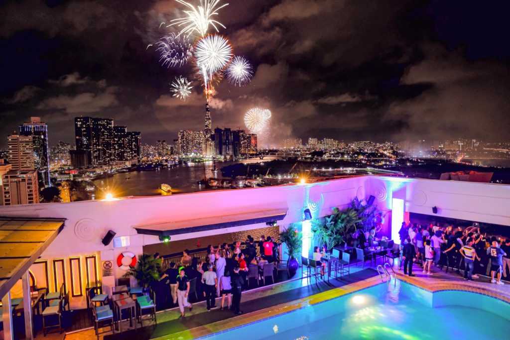 Liquid Sky bar- Firework spectacular