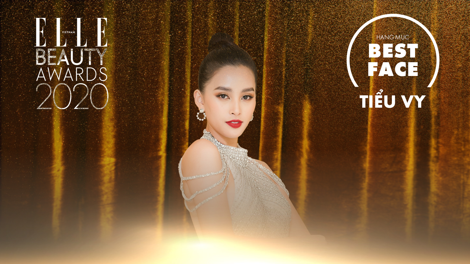 hoa hậu tiểu vy elle beauty awards 2020