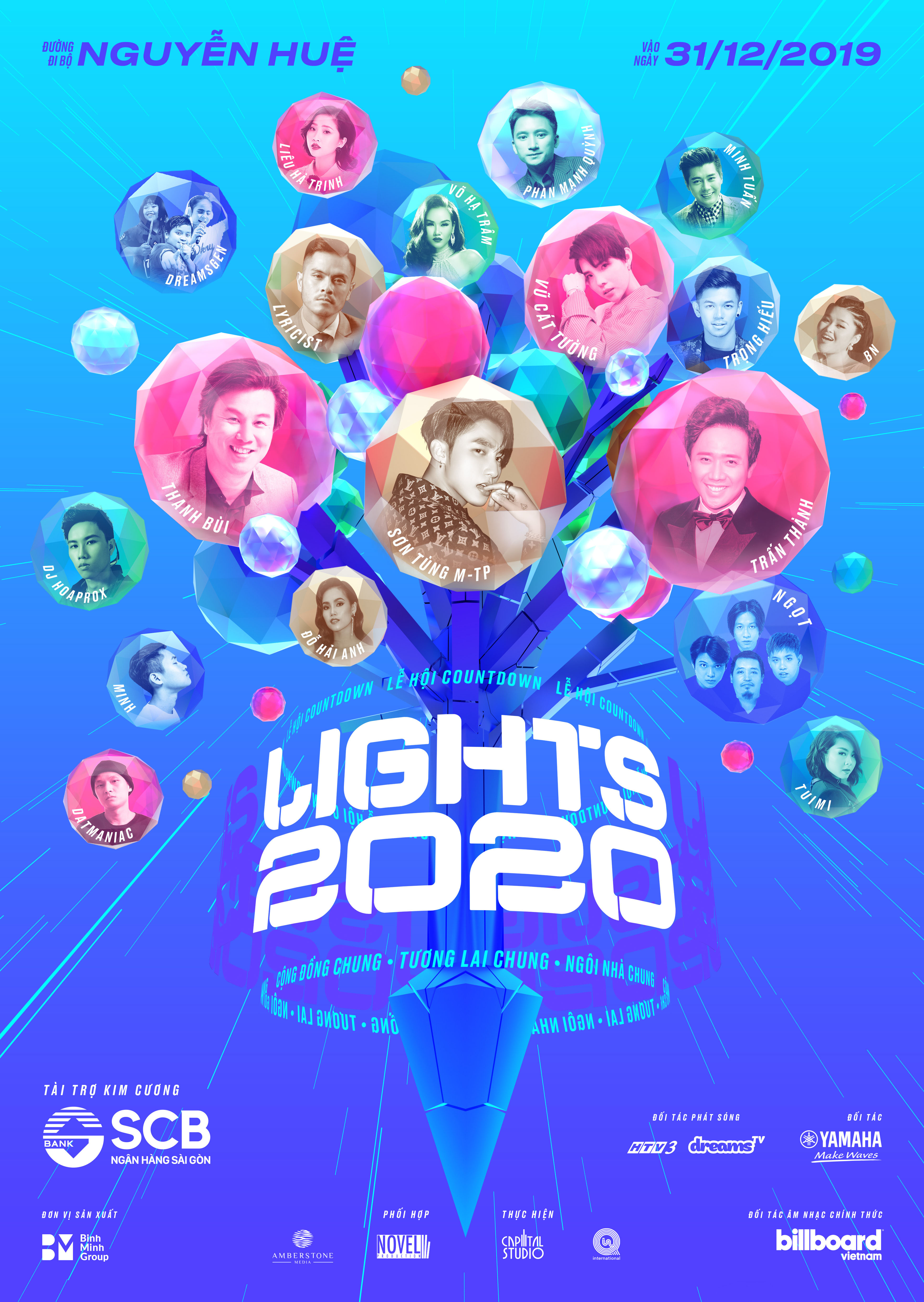 COUNTDOWN LIGHTS 2020 mừng năm mới