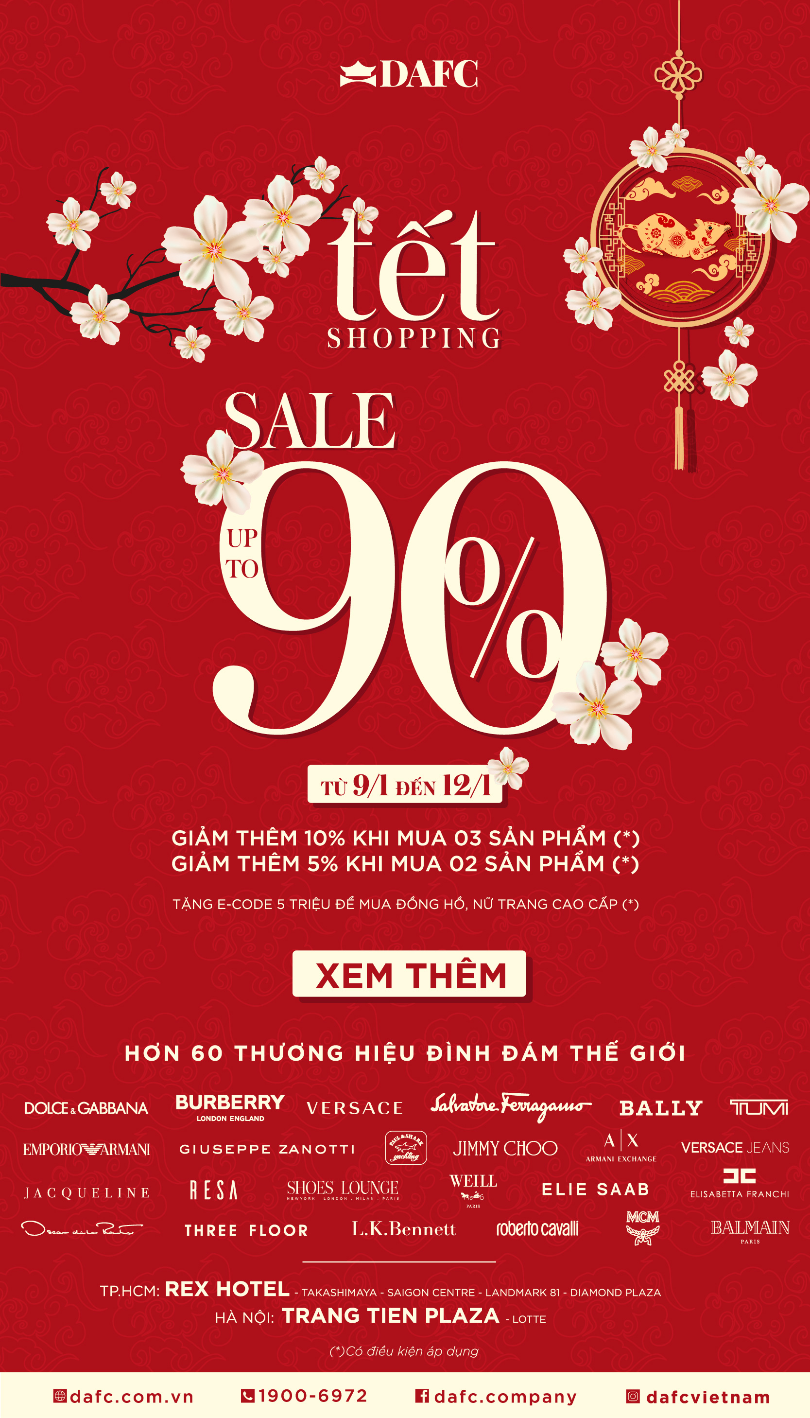 DAFC Sale shopping Tết