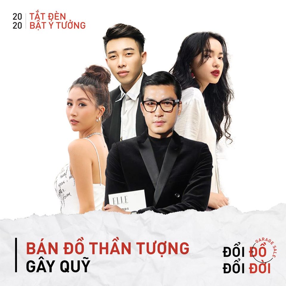 bán đồ thần tượng gây quỹ tại chiến dịch tắt đèn bật ý tưởng