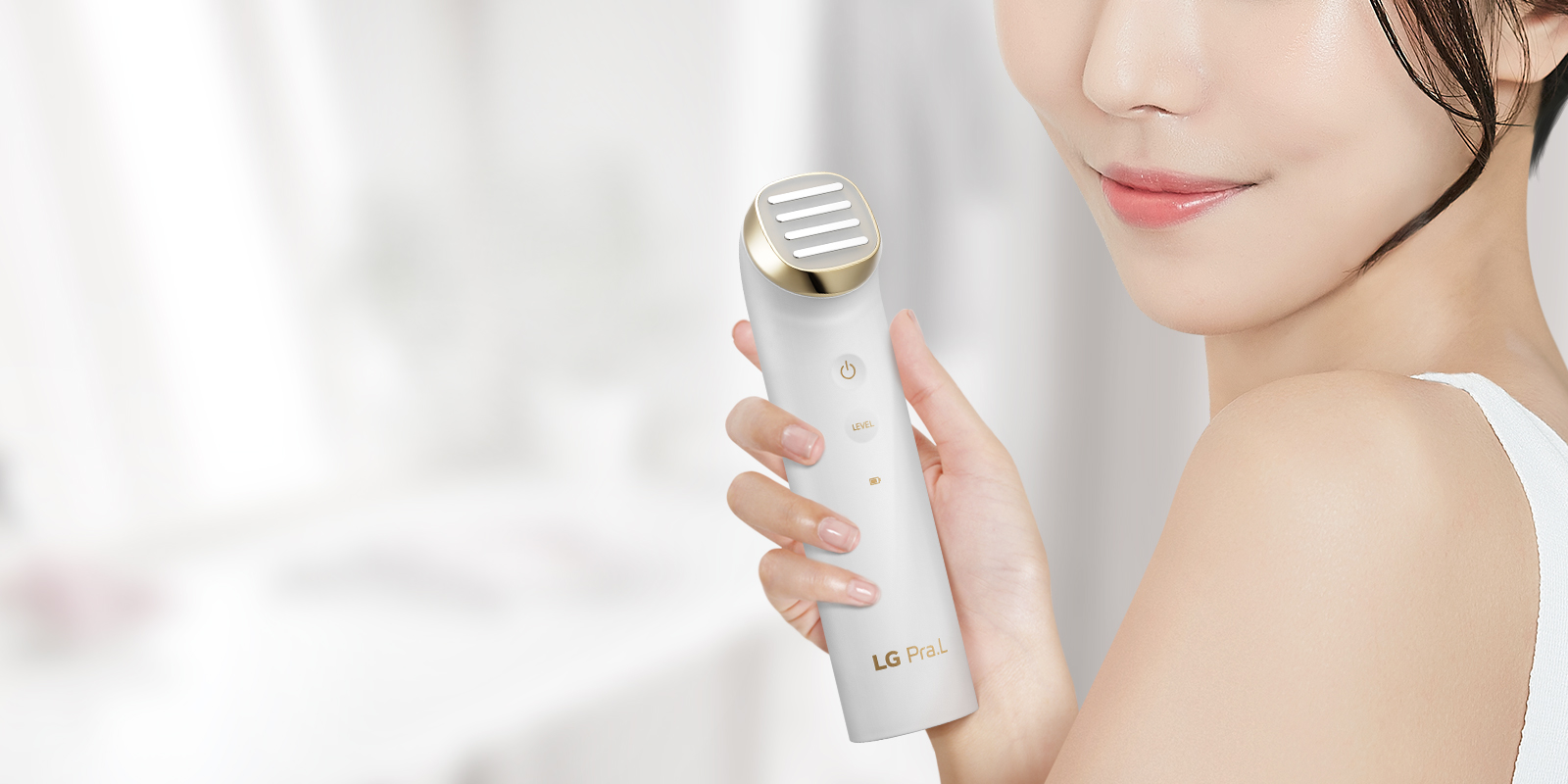 sản phẩm LG Pra.L máy săn da