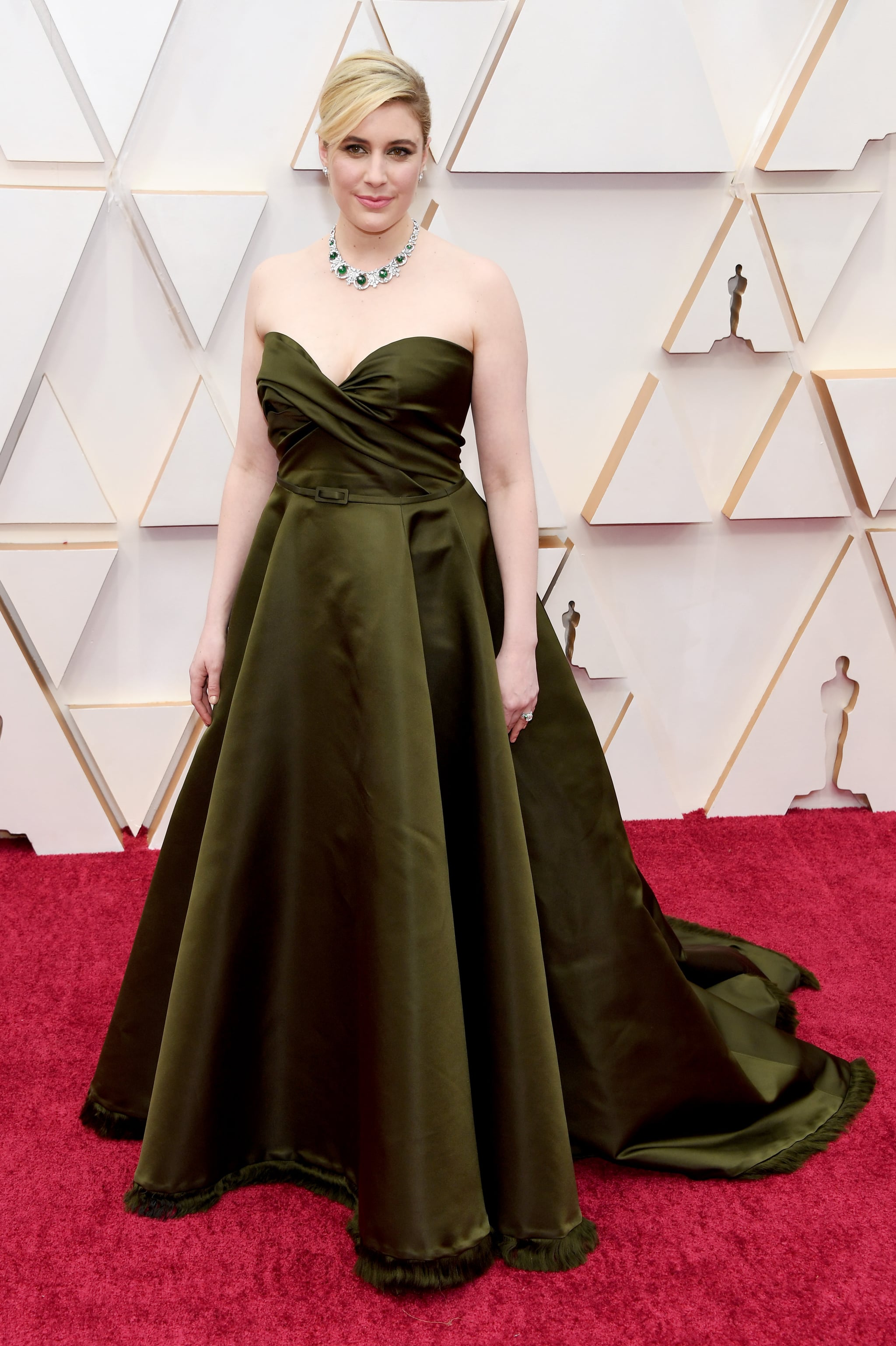 thảm đỏ oscar 2020 Greta Gerwig Dior Haute Couture