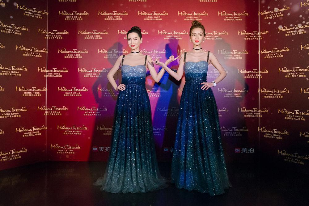 tượng sáp angelababy madame tussauds hồng kông 2018 đầm dior