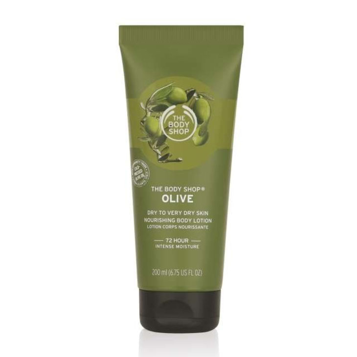 Dưỡng da từ sữa dưỡng thể The Body Shop.