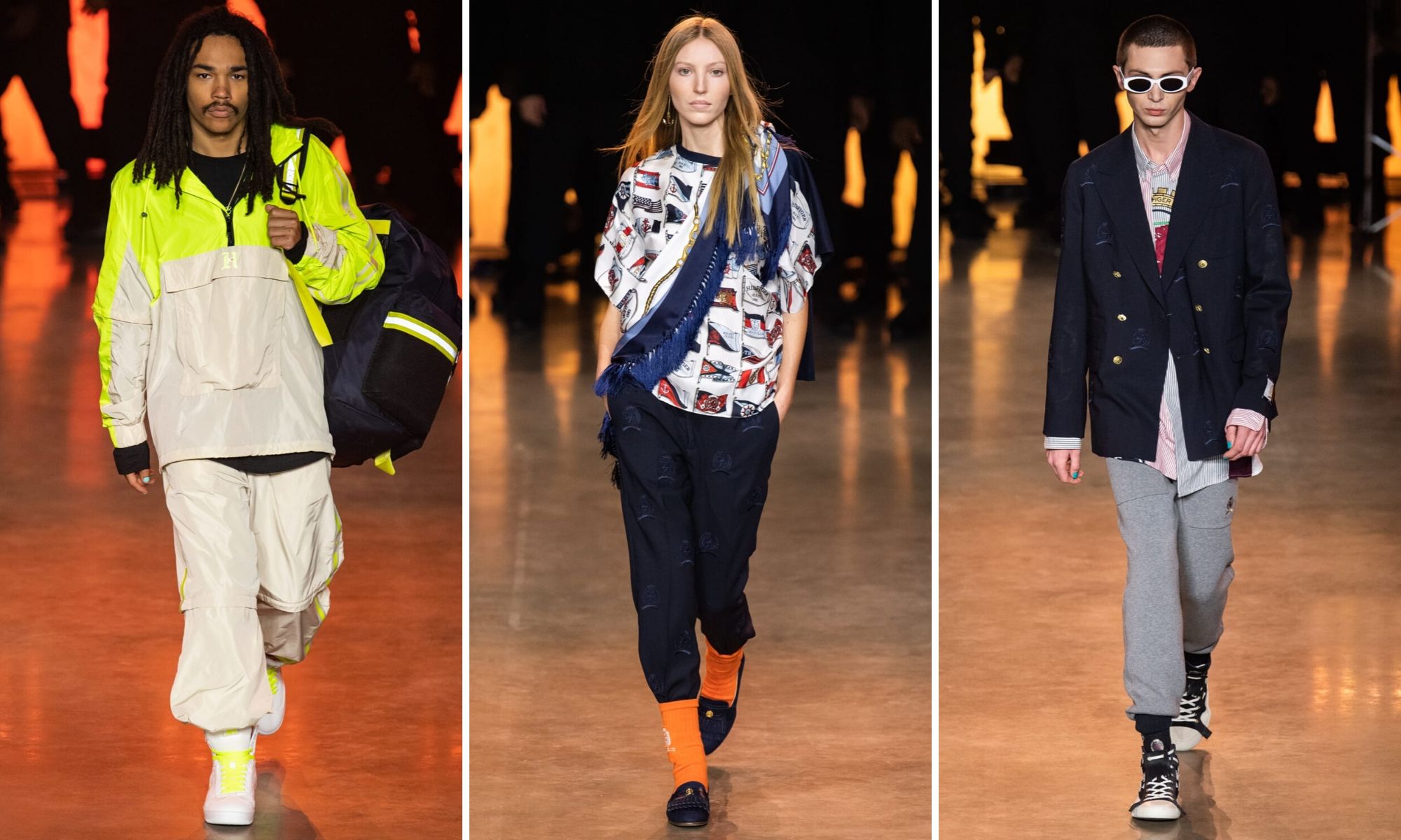 tommy hilfiger thiết kế đa dạng lfw thu đông 2020